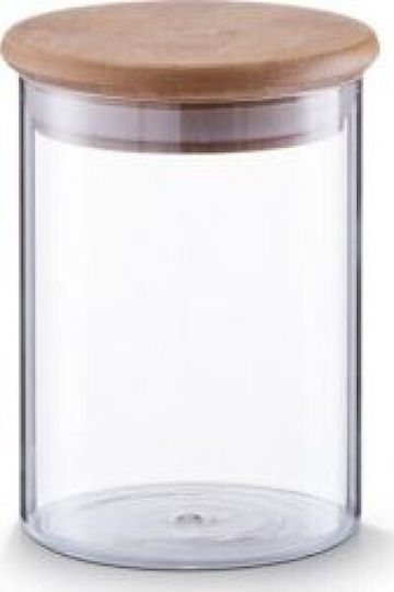 Zeller General Use Glass Jar with Lid Transparent 750ml