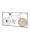Home&Styling Collection Antikes Wanduhr Metallisch Schwarz 60x32cm
