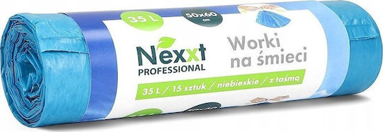 Nexxt Σακούλες Απορριμάτων Χωρητικότητας 35lt Μπλε