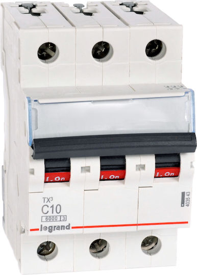 Legrand Μεταγωγικός Διακόπτης Ράγας 400V 10A