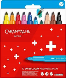 Caran D'ache Μαρκαδόροι Σχεδίου Σετ 10 χρώματα Caran D'ache Μαρκαδόροι Σχεδίου Σετ 10 χρώματα