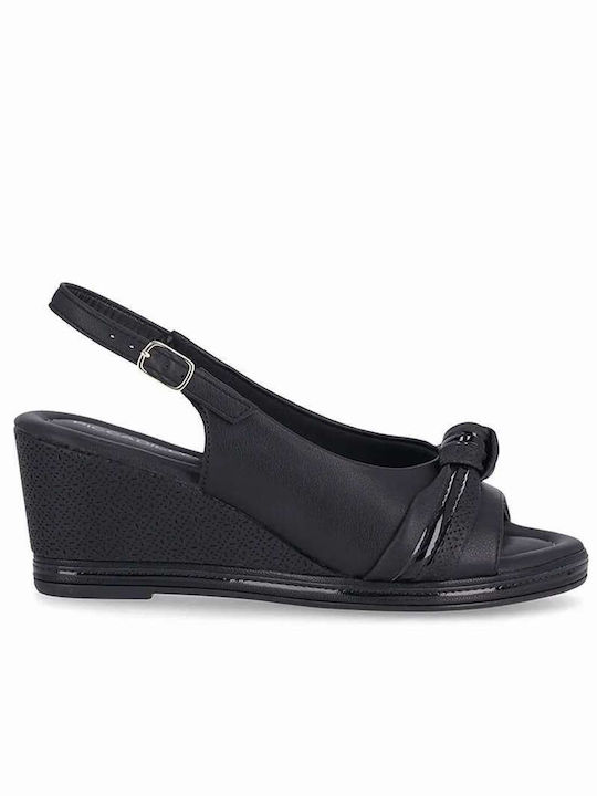 Piccadilly Anatomici Platforme dama Negru