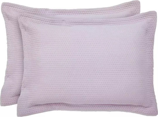 Das Home 9654 Pillowcase Set with Envelope Cover Nude 50x70cm.