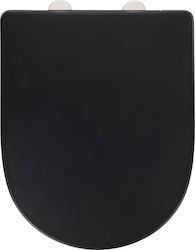 Wenko Καπάκι Λεκάνης με Μπιντέ Πλαστικό 45x36.5cm Μαύρο