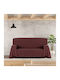 Eysa Sugus Cuverturi Pentru Canapea 2 Locuri Jacquard 180x260 cm Burgundy