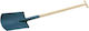 Modeco Gerade Schaufel mit Holzstiel 117cm
