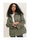 Damen Khaki Mantel