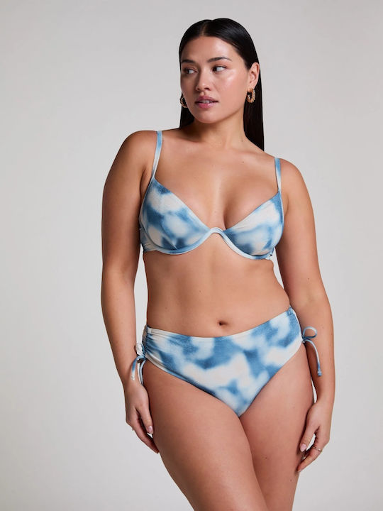 Bikini Slip Hohe Taille Lagoa Blue Shadow