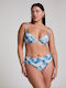 Bikini Slip Hohe Taille Lagoa Blue Shadow