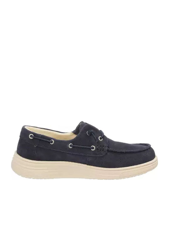 Liu Jo Men's Leather Moccasins Blue 7B5007PX002-S1105