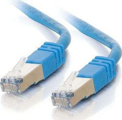 Logon TCR55SS020B SF/UTP Cat.5e Καλώδιο Ethernet 2m Μπλε