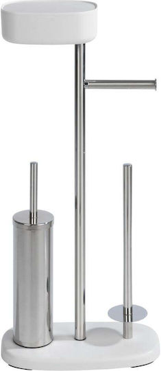 Wenko Suport de hârtie Metal Albă 4008838301845