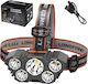 Lean Toys Φακός Κεφαλής LED IP65