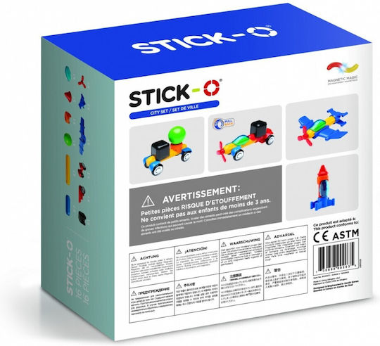 Magformers Μαγνητικό Παιχνίδι Κατασκευών Stick-o για Παιδιά 3+ Ετών