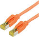 Draka S/FTP Cat.6a Кабел за Ethernet мрежа 2м Оранжев 1бр