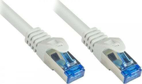 Good Connections U/UTP Cat.6a (Gigabit) Мрежов Кабел Ethernet 2м Сив