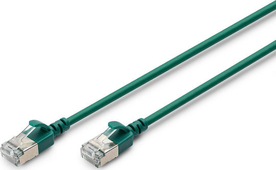 Digitus F/FTP Cat.6a (Gigabit) Καλώδιο Δικτύου Ethernet 3m Πράσινο