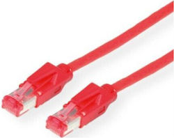Draka S/FTP Cat.6 Cablu Ethernet 1m Roșu