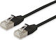 Equip F/FTP Cat.6a Ethernet Network Cable 15m Black