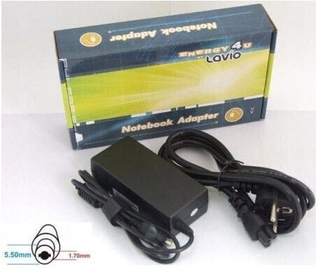 Energy4U Laptop Charger 65W 19V 3.42A for Acer / Asus / Toshiba and with plug set