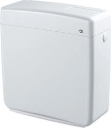 Spek Wall Mounted Plastic High Pressure Rectangular Toilet Flush Tank