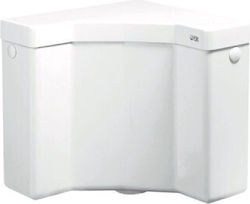 Spek Wall Mounted Plastic High Pressure Corner Toilet Flush Tank