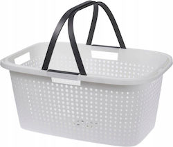 Plastic Laundry Basket 38lt 60x40x26cm Plastic Laundry Basket 38lt 60x40x26cm