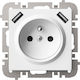Elektro Plast Power Socket with 2 USB Ports Whi...