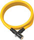 Onguard Keyed Bicycle Lock 8192yl 8mm 150cm Yellow Ong-8192yl