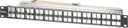 Intellinet Network Solutions Intellinet 48-port Patch Panel Shielded Unloaded 1u Blank Panel 48.26 Cm 19-inch Rack Mounting Keystone Jacks Black