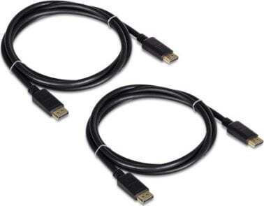 Triton U/UTP Кабел за Ethernet мрежа 1.8м Черен 2бр