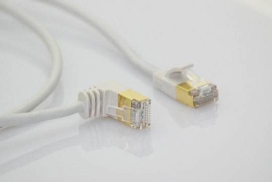 Wantec U/UTP Кат.7 (10Gbps) Мрежов Кабел Ethernet 1м Сив
