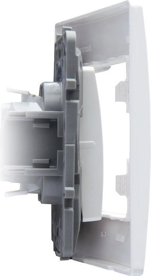 Legrand Niloe Switch Frame 1 Position in White Color 665001