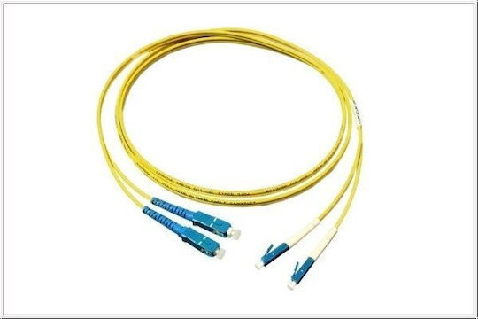 Alcasa Optisches Faserkabel 5m Blau