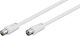 Goobay Kabelantenne Koax-Stecker - Koax-Buchse ...