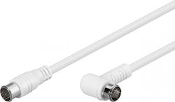 Goobay Antenna Cable Coax male - Coax female Wh...