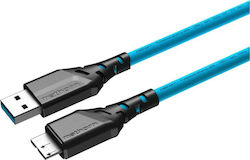 Eaton Regular USB 2.0 σε micro USB 2m Μπλε