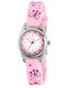 Tikkers Analog Kids Watch 25mm Pink with Silicone Strap