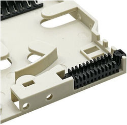 Splice Tray Optical Fiber Splice Box 12 Splice Slots Fiber Splitter Output Alantec Splice Tray Optical Fiber Splice Box 12 Splice Slots Fiber Splitter Output Alantec