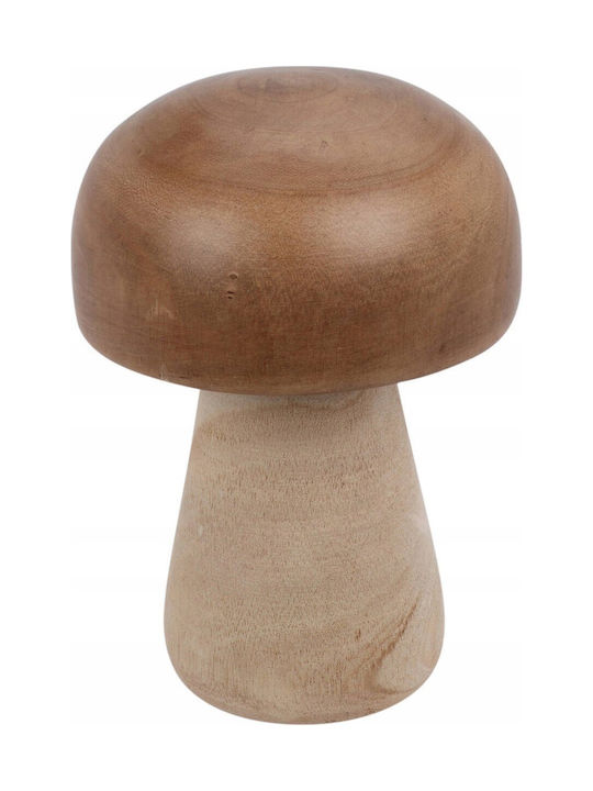 Home Styling Collection Ξύλινο Διακοσμητικό Μανιτάρι 20 Εκ