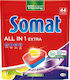 Somat All In 1 Extra Tablete pentru Mașina de Spălat Vase Lămâie & Lime 44 Bucăți