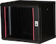Equip Equip сървърен шкаф 19" 09U 600x450mm стъклена врата черен