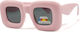 Optosquad Ochelari De Soare Pentru Copii Pătrați Cu Lentile Polarized Roz