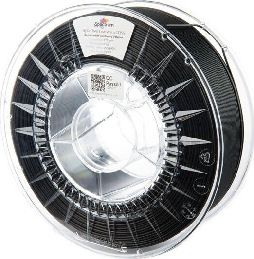 Spectrum Spectrum 3D Filament Pa6 Low Warp Cf15s 1,75mm 1000g 80720 Schwarz