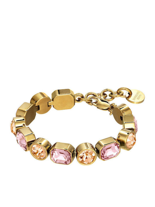 Dyrberg/Kern Women's Gold Plated Steel Bracelet 17cm