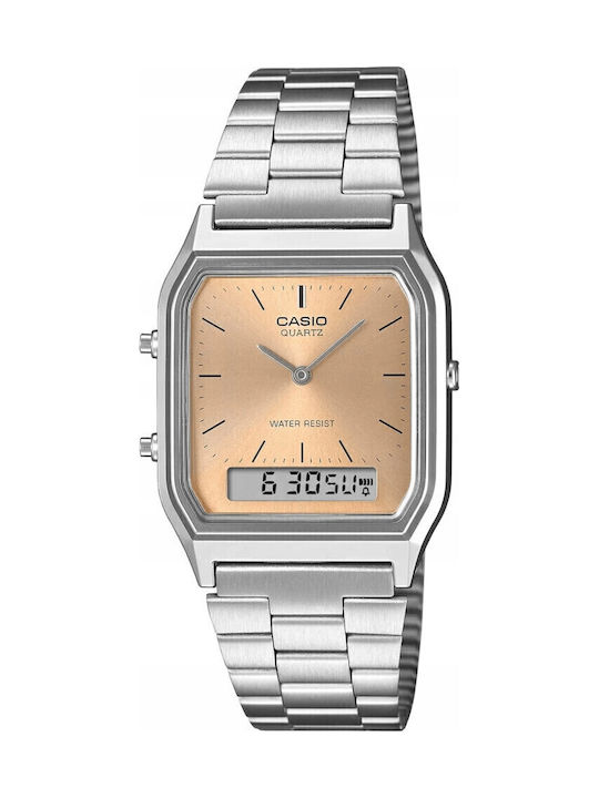 Casio Ανδρικό Ρολόι Χρονογράφος Μπαταρίας με Ασ...
