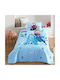 Tac Conținut set Husă de pilotă pentru copii Single cu față de pernă Bumbac Frozen Flower Power 160x220cm