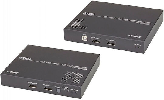 Aten Comutator Dual KVM și de Date cu USB DisplayPort HDBaseT