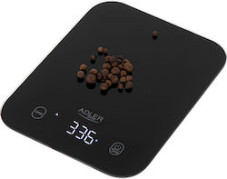 Adler Digitale Küchenwaage bis 5kg Schwarze