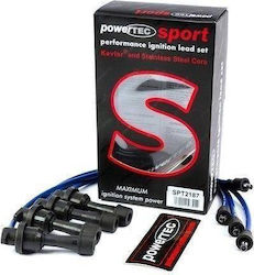 Καλώδια Ανάφλεξης Powertec Powertec Mitsubishi Eclipse Ii 4g63 4g63t 95-98 Μπλε